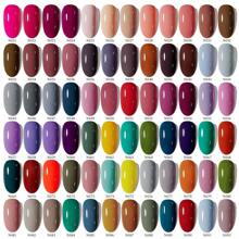XEIJAYI 1Pc Gel Nail Polish, Popular Series Nail Gel 141 Colors Vibrant Sequin Glitter Bright All Seasons Gel Polish- Uv/Led Soak Off Semi-Permanent Varnish For Diy Manicure Gift St. Patrick's Day