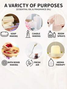 10ml薰衣草芳香療法精油,天然精油用於diy石膏裝飾品/香氛蠟燭/肥皂/加濕器 - Lavender - 查看 4