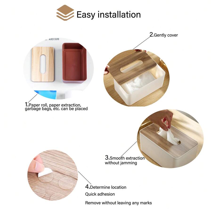 1pc Minimalist Plastic Storage Box For Living Room, Kitchen, Bathroom, Etc. Home Bathroom Decor Bathroom Organizer Fall Decor Back To School