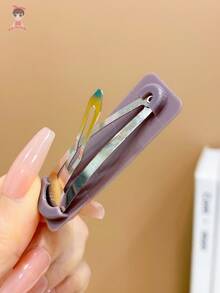 Chicas 40 piezas Flecos de colores pelo con fleco clips - Multicolor - Ver 6