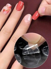 20 tờ Keo dán Không thấm nước Thoáng khí Keo dính Tính hai mặt Móng tay Thạch Hình dán Siêu Dính Móng tay giả Keo dính Hình dán Trong suốt Linh hoạt Đối với Làm móng tay - Trong sáng - Xem 2