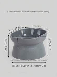 1 件隨機顏色寵物碗、水和食物餵食器,適合貓和小狗 - 彩色 - 查看 8