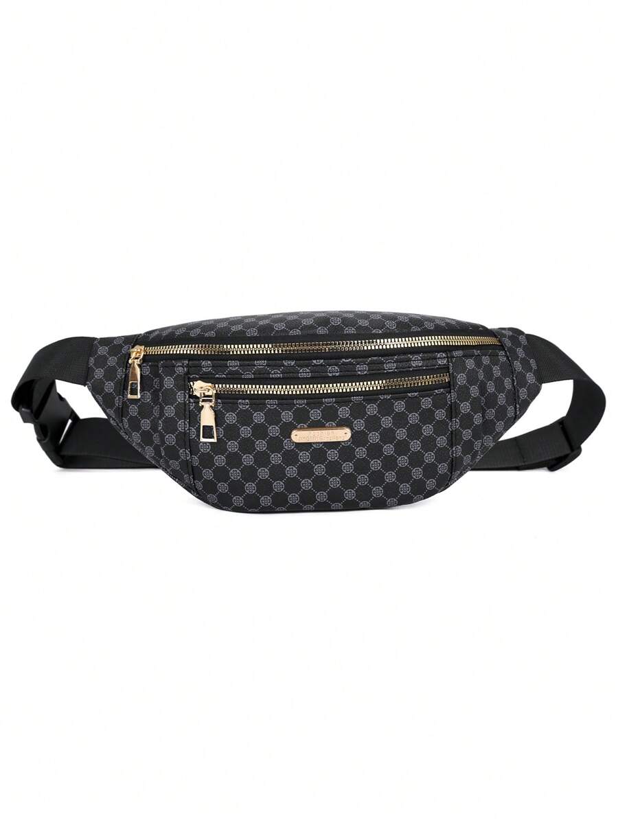 TIANDINGYU Men's Pu Leather Waist Bag With Clover Pattern Running Bag College Bag Summer Dad Old Money Freshman For Books Multi-Functional Dorm University Gifts For Men Fall Christmas Scream Men Bag Belt Bag Travel Bag Sling Bag For Men Vintage Funny Gifts Purse Holiday Thanksgiving Chest Bag For Men Side Bags For Men Satchel Bag Leather Bag Hobo Bag Hip Bag Pouch