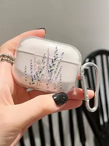 夏季1入組薰衣草香氣耳機盒，適用於Apple Airpods Pro，Pro 2，Airpods 3和Airpods 2 1，透明保護軟盒 - 淡紫色 - 查看 9