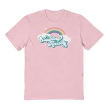 Nearly There Crippling Anxiety Graphic Light Pink Unisex Cotton Short-Sleeve T-Shirt - Hồng - Xem 2