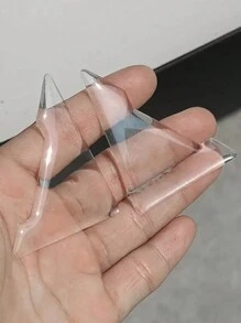 4pcs/Set Transparent Silicone Door Corner Protectors, Door Corner Buffer - Clear - View 2