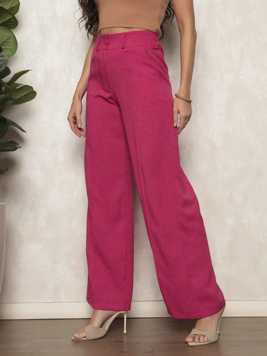 Women Pants - Màu Hồng Tươi - Xem 1