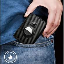 钱包 超薄钱包 阻挡钱夹钱包 简约钱包 带钱袋 轻便便携卡 身份证 白领人士 男士 节日 周年纪念 生日礼物 配饰礼物 Airtag 钱包 钱包 男士钱包 男士钱包包 钱包 男士生日礼物 送给老公的礼物 礼物 黑色 S 适用于 Air Tag 钱包 卡夹 卡夹钱包 名片夹 信用卡夹 卡片夹 女士 男士 迷你钱包 卡片钱包 Rfid 钱包 - 咖啡棕 - 查看 10