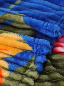 Cobijas Ligera Matrimonial Con Flores, Frazada Súper Suaves y Acogedoras, Patrón a Rayas, Super Suave y Cálida, Para Uso Durante Todas Las Estaciones (200*220 cm) - Azul Almirante Oscuro - Ver 6