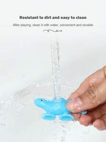 8入組柔軟矽膠爆炸式吸盤玩具,多彩可愛恐龍動物感官吸盤沐浴玩具互動遊戲兒童教育禮物（部分配件可能隨機） - 彩色 - 查看 6