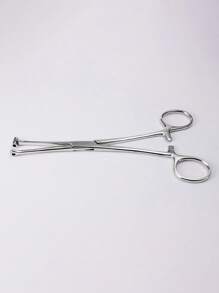 1pc Nose Ear Septum Piercing Tool Clamp - Silver - View 4