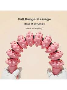 1 pieza Rollo masajeador portátil - Rosa - Ver 5