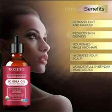 30ml天然精油,適用於所有頭髮類型和髮型,潤澤及修復毛躁分叉,同時用於芳香療法按摩、睫毛及皮膚護理效果卓著 - 白色 - 查看 3