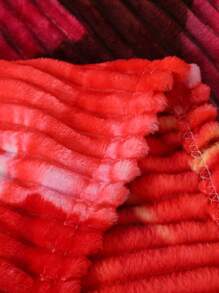 Cobijas Ligera Matrimonial Con Flores, Frazada Súper Suaves y Acogedoras, Patrón a Rayas, Super Suave y Cálida, Para Uso Durante Todas Las Estaciones (200*220 cm) - Cereza Café - Ver 5