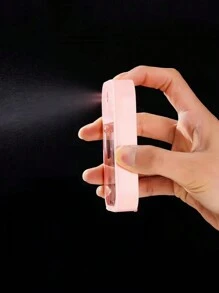 可加注香水，爽膚水，酒精，消毒劑和乳液的便攜式噴霧瓶 - 適用於旅行的45ml  1.58oz噴霧瓶，材料：透明瓶PETG + 蓋ABS + 噴頭PP - 粉色 - 查看 5