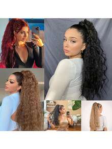 Phần mở rộng Tổng hợp Tóc đuôi gà - màu đen - Xem 6