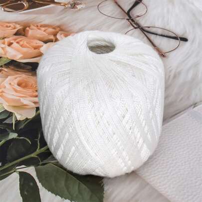 400m/437yd 50g Middle Thin 0.8mm  8 # Worsted Lace Yarn Crochet Thread for Hand Knitting Sewing Crochet Embroidery Lace for Hand Knitting Thin Thread