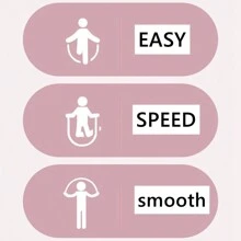 1 件黑色 2.8 米 PVC 跳绳，长度可调，适用于速度训练健身房配件、运动、健身房、家庭锻炼、跳绳、跳绳、跳绳 - 黑色 - 查看 2