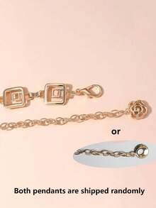 Dây chuyền trang trí hình học - Vàng - Xem 3