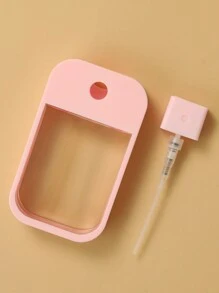 可加注香水，爽膚水，酒精，消毒劑和乳液的便攜式噴霧瓶 - 適用於旅行的45ml  1.58oz噴霧瓶，材料：透明瓶PETG + 蓋ABS + 噴頭PP - 粉色 - 查看 3