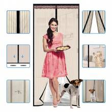 Cortina Puerta Velo Anti Insectos Zancudos Magnetica Mosquitero Malla Verano Persiana - Azul - Ver 3