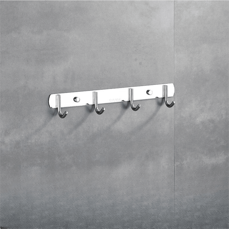 Stainless Steel Large Hook With SelfAdhesive Backing, Strong Adhesion