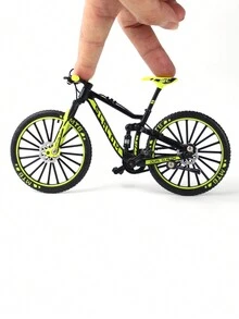 1入組1:10合金山地越野自行車模型玩具,家居裝飾或禮物 - 綠色 - 查看 3