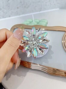 1入鍍銀浪花防摔手機殼+ 1套帶支架的花瓣手機殼 + 最新版隱藏支架 + 適用於蘋果、三星、小米、oppo、vivo