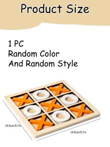 1入口隨機顏色和款式井字棋盤遊戲,創意桌上玩具適用於青少年 - 彩色 - 查看 4