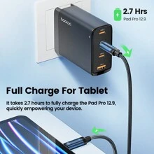 Toocki PD 100W Type C To Type C Cable 5A Fast Charge Cord Compatible With Macbook Poco Realme LED Indicator USB Type-C Cable - USB-C to Type C - View 3