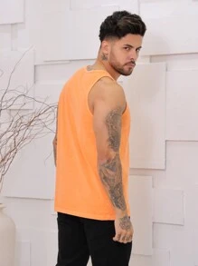 Men T-Shirts - 橘色 - 查看 4