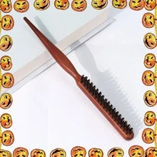 1 件女士蓬松野猪毛刷 - 带齿和鼠尾梳的蓬松梳，用于分片，用于控制边缘、倒梳、抚平和造型细发以打造丰盈效果、万圣节、发刷、梳子、美发工具、理发沙龙美容旅行必需品的美发产品和配件、返校、旅行度假必需品、女士发饰、刷子、发刷、边缘刷、刷头发、发梳、梳头发、顺发刷、球刷、迷你发刷、发刷套装、木梳、梳子、光滑后刷、发刷、边缘刷、刷头发、发梳、发刷套装、梳头发、迷你发刷、顺发刷、美发产品、美发工具、美发用品、护发、卷发刷、理发师、理发配件、美发设备