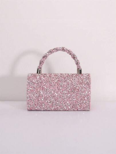 Glitter Bling , Glänsande Glamorös , Elegant , Utsökt Fashionabla Utsökt Rhinestone Decoration Evening Clutch Dinner Bag , Evening Bag For Party Girl , Kvinna , För Kvinna Perfekt för fest , bröllop , bal , middag/bankett , för bästa present till kvinnor