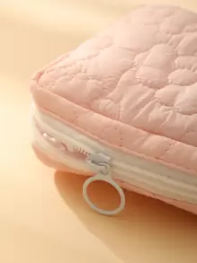 1 件便携式迷你拉链化妆包卫生巾收纳袋化妆包化妆品收纳袋洗漱包化妆品收纳迷你包卫生包经期包迷你化妆包护垫包卫生袋餐巾包零钱包化妆包