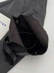 Pu材料手提包,肩背式購物袋,適用於工作、購物及短途旅行