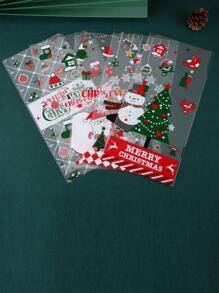 50入組聖誕派對糖果餅乾包裝禮袋