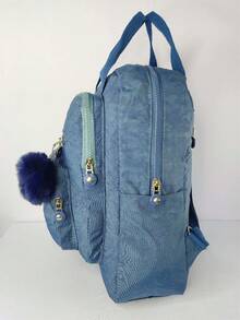 Women Fashion Backpacks - Màu xanh lam - Xem 3