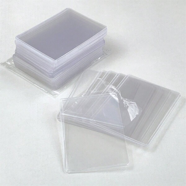 100pcs Vertical Laminated Card Sleeves Back To School