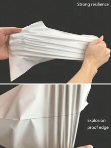 50pcs Beige Courier Bags, Made Of New Material, Thick Packing Bags, Plane-Shaped Boxes, School Supplies, Transport Courier Packaging Bags, Self-Adhesive Waterproof Bags - Apricot - View 7