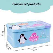 Paquete De 6 Rompecabezas De Animalitos De 3,4 Y 5 Piezas Grandes Para Bebés Y Niños - Azul - Ver 6