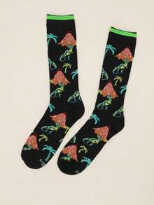 1 đôi Của phụ nữ Khủng long In Vớ - Nhiều màu - Xem 1