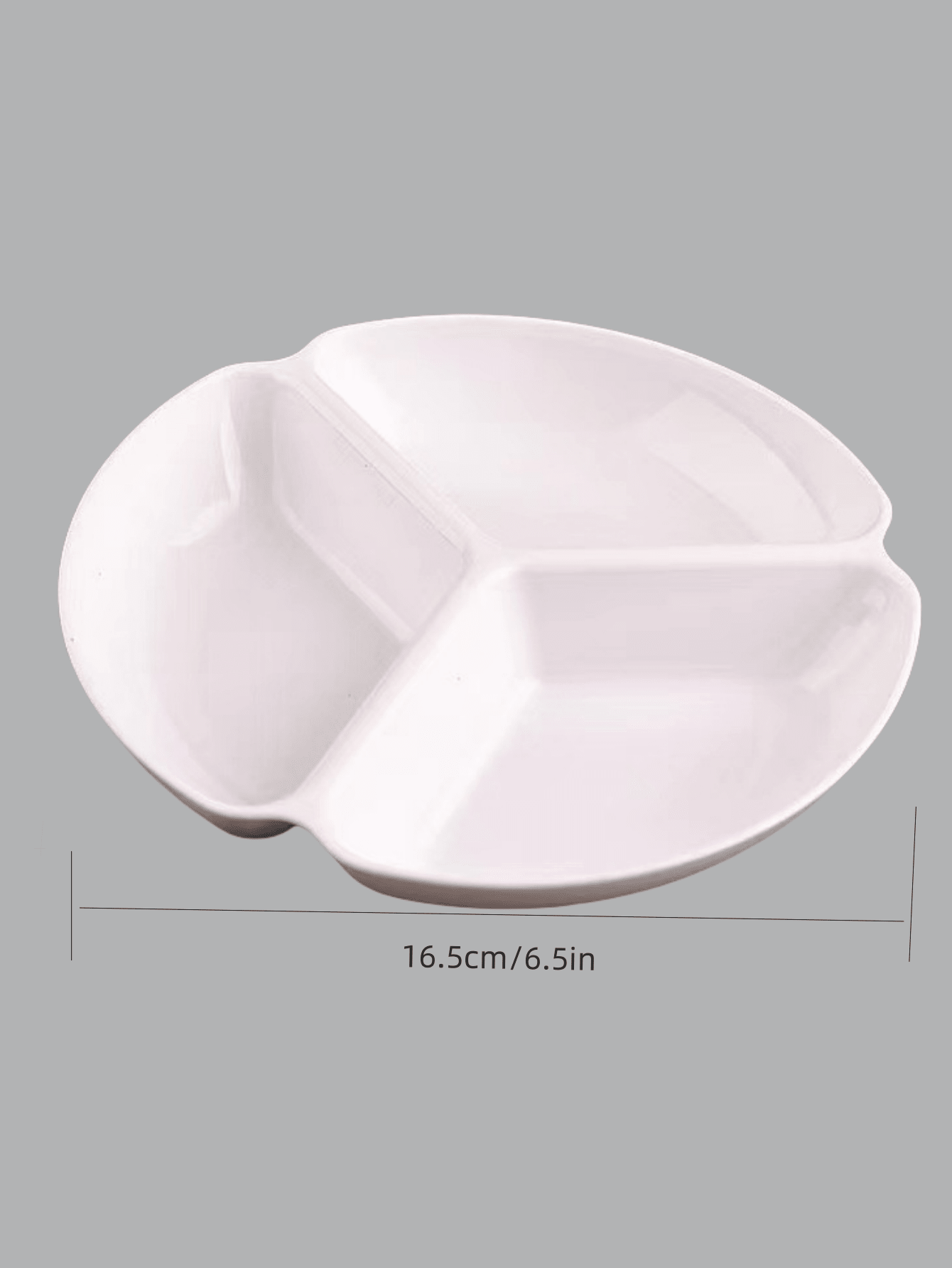 1pc White Porcelainlike Multipurpose Paint Palette For Calligraphy