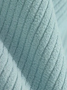 女士软壳保暖内衬连帽户外夹克，采用色块设计，浅蓝色 - 淺藍色 - 查看 5