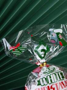 50入組聖誕派對糖果餅乾包裝禮袋