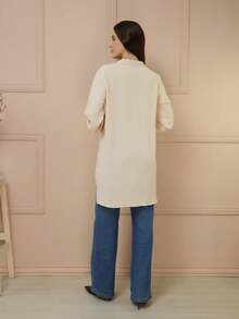 Women Blouses - Màu Khaki - Xem 7