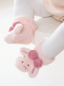 Épaisses chaussettes à hochet d'animal de bande dessinée pour bébés