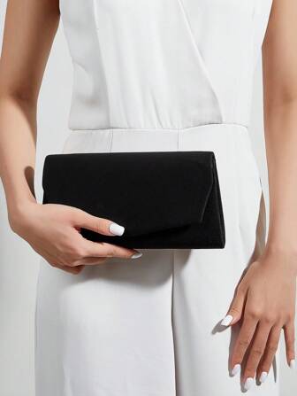 Luxury Dinner Bag, Evening Bag Glamorous, Elegant, Exquisite, Quiet Luxury 1pc Simple And Fashionable Flannel Crossbody/Handheld Bag For Women For Lady, Woman, For Party Girl, Bride Perfect For Party, Wedding, Prom, Dinner/Banquet, Dinner/Banquet, Best Gift For Women Mom Teacher Friend Bridesmaid