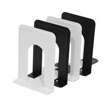 2 chiếc giá sách độc lập hoàn toàn bằng kim loại, giá sách đơn giản và sáng tạo để bàn hoặc giá đỡ, thích hợp cho học sinh hoặc người lớn - Nhiều màu - Xem 1