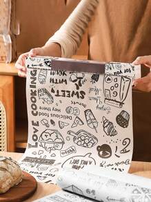 30cm×8m烤箱烘焙防油紙，空氣炸鍋廚房氣炸鍋襯墊紙，空氣炸鍋專用紙