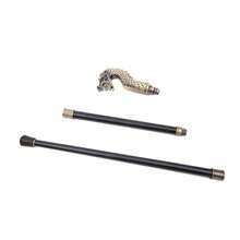 rufengbao 金色龍頭咬球時尚拐杖裝飾棍,cosplay復古派對時尚行走手杖牧杖 93cm - 銅色 - 查看 2